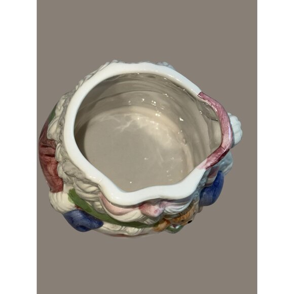 Vintage World Bazaars Christmas Santa Claus Ceramic Cookie Jar - Picture 13 of 14